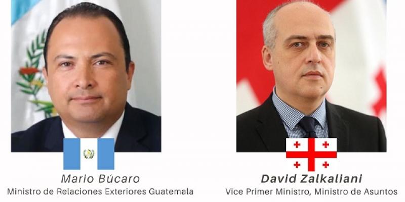 Cancilleres de Guatemala y Georgia promueven una relación bilateral más dinámica y proactiva 