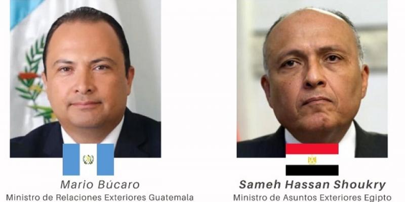 Cancilleres de Guatemala y Egipto acuerdan ampliar relación bilateral y multilateral 