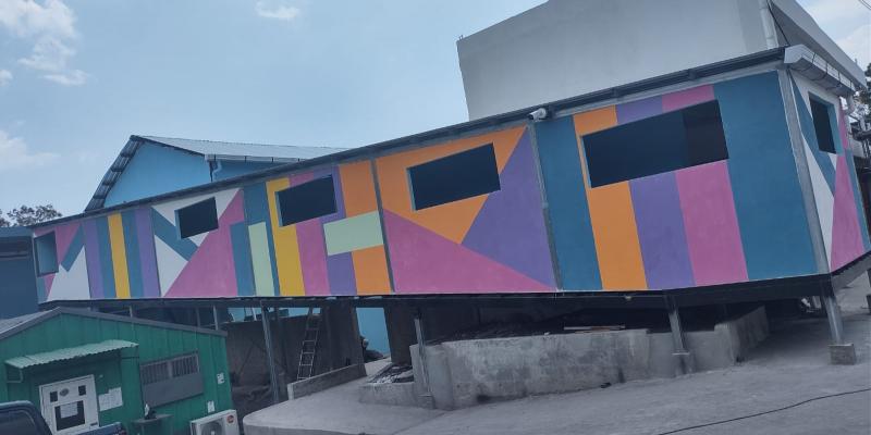 Ampliación de hospital para pacientes de coronavirus, COVID-19 en Cuilapa, Santa Rosa