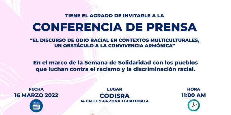 CONFERENCIA DE PRENSA 