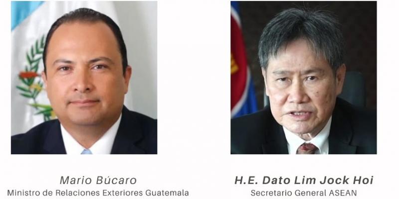 Canciller Mario Búcaro aborda temas prioritarios de agenda bilateral y regional con la Asociación de Naciones del Sudeste Asiático 