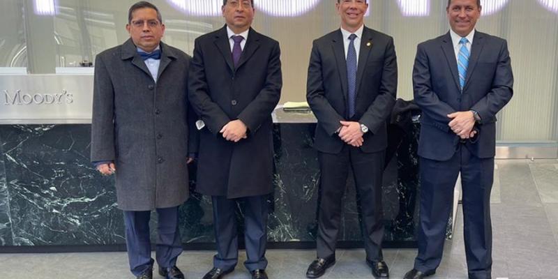 Los índices macroeconómicos de Guatemala durante 2021 y expectativas del presente año, fueron presentados a las calificadoras de riesgo en Nueva York.
