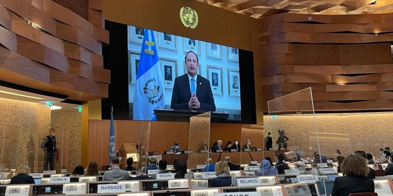 Canciller de Guatemala interviene en Segmento de Alto Nivel del Consejo de Derechos Humanos 