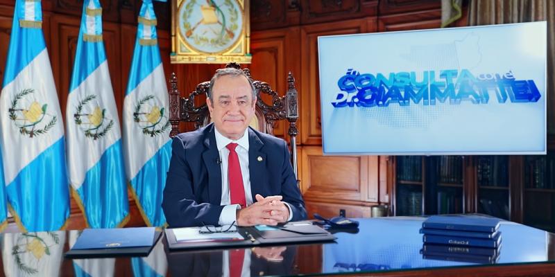 Presidente Alejandro Giammattei 