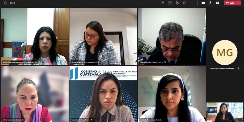 Minex y Mintrab capacitan a su personal sobre los derechos de guatemaltecos que laboran en Canadá 