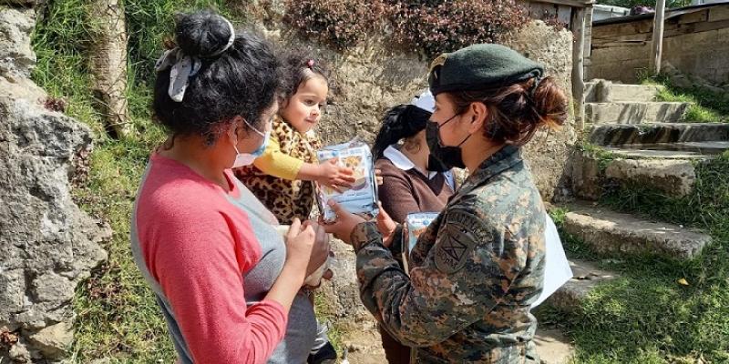 Ejército de Guatemala saluda a las guatemaltecas
