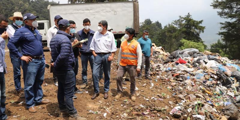 Ministerio de Ambiente supervisa y asesora gestión de desechos en Quetzaltenango