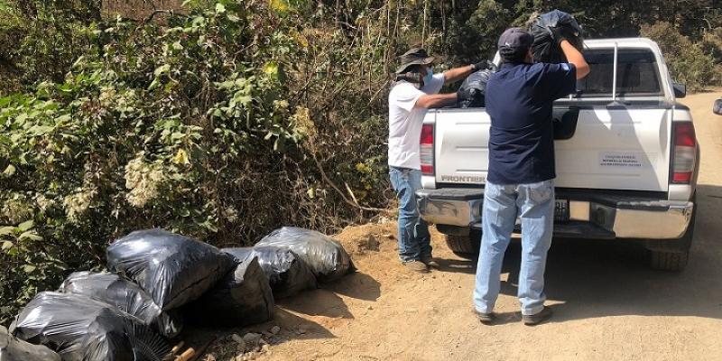 Jornada de limpieza protege la cuenca media del río Motagua