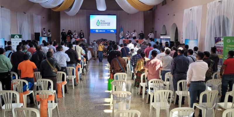 Pacto Ambiental en Alta Verapaz promueve la conservación de los recursos naturales