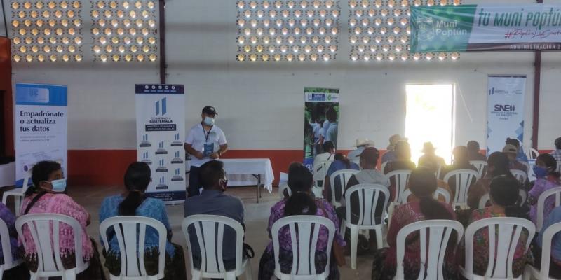 Municipalidades y sociedad civil de Petén son capacitadas sobre el Reglamento 164-2021