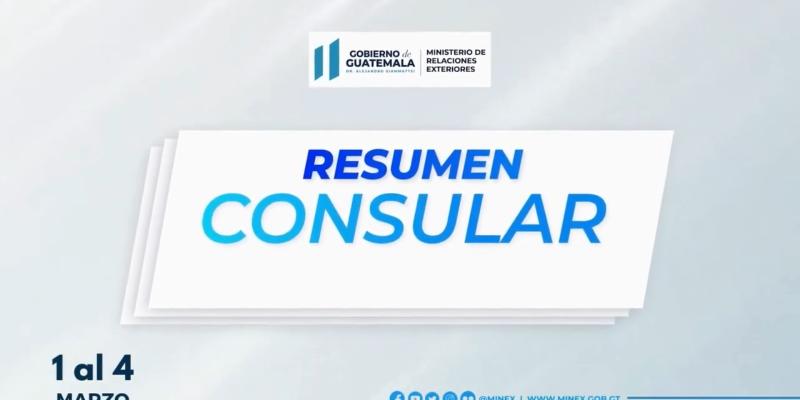 Resumen consular