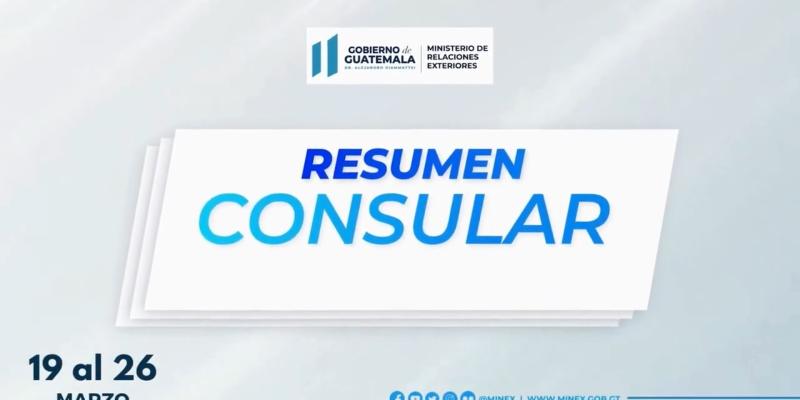 Resumen consular