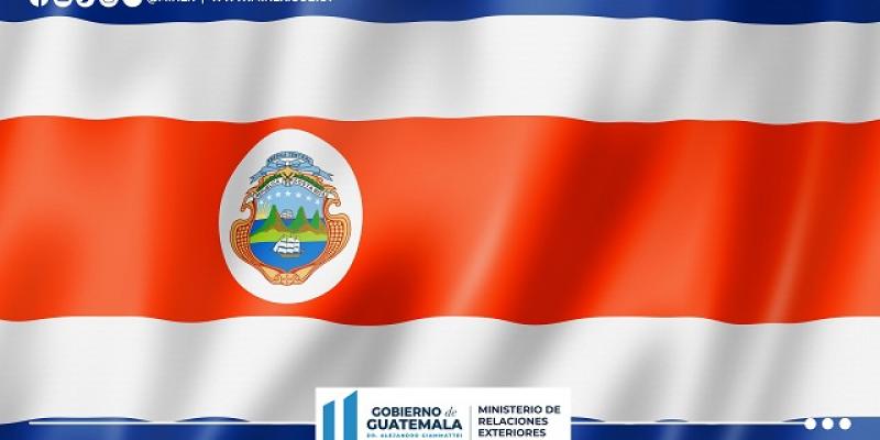Guatemala se congratula por las elecciones generales en Costa Rica y felicita al presidente electo