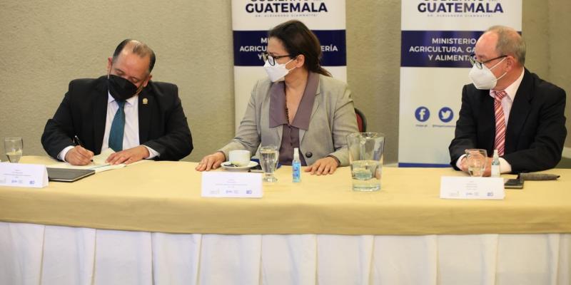 MAGA fortalece proyecto para producir alimentos sanos e inocuos