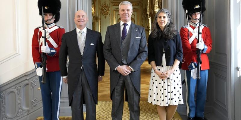 Embajador de Guatemala presenta Credenciales a la Reina de Dinamarca