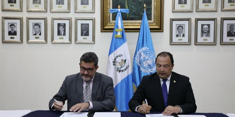 Minex y OIM firman Convenio Administrativo de Donación  