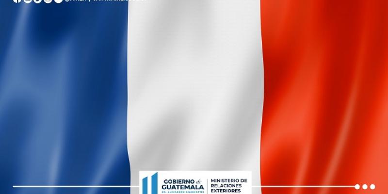 Guatemala felicita a Francia por las elecciones presidenciales celebradas el 24 de abril de 2022 
