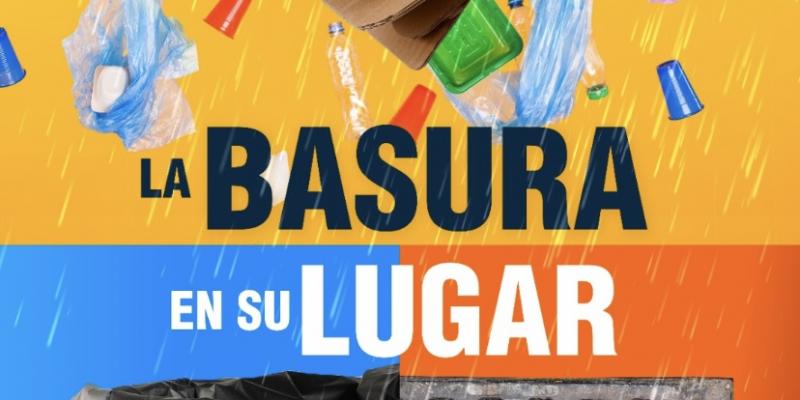 CONRED lanza campaña “La basura en su lugar”.