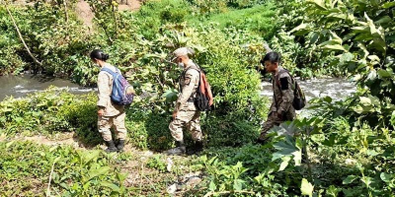 Ejército de Guatemala apoya en búsqueda de menor desaparecido en Sacatepéquez