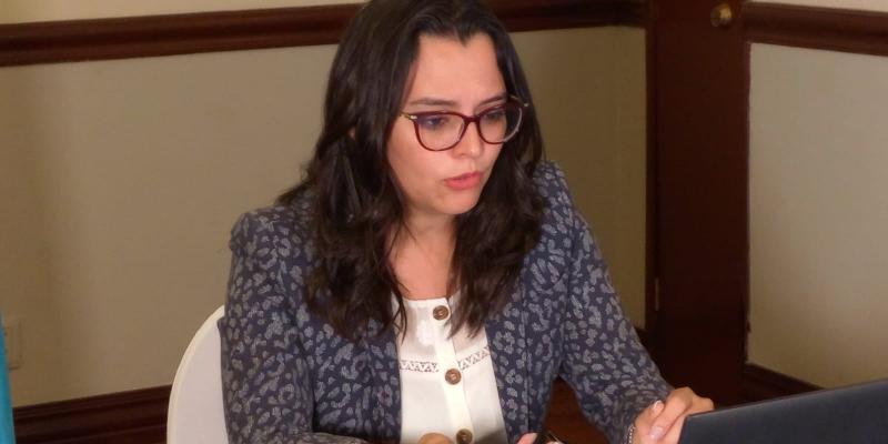 Secretaria Keila Gramajo Vilchez, titular de SEGEPLAN 