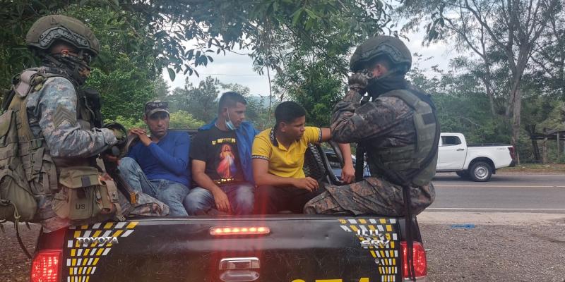 Ejército realizó operaciones de seguridad de rutina en la frontera Agua Caliente, en el departamento de Chiquimula.