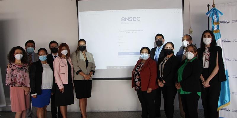 La Directora de Onsec en el lanzamiento de nuevas aplicaciones web