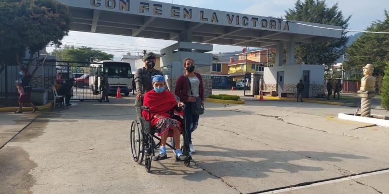 Quinta Brigada de Infantería apoyó jornada médica oftalmológica en Huehuetenango