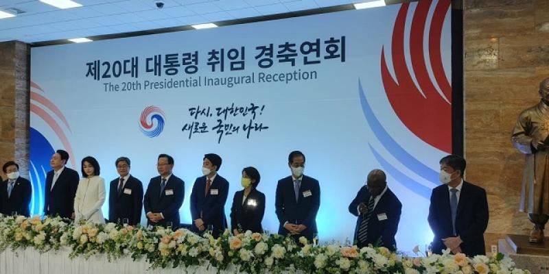Embajada de Guatemala participa en toma de posesión de nuevo presidente de la República de Corea, Yoon Suk-yeol