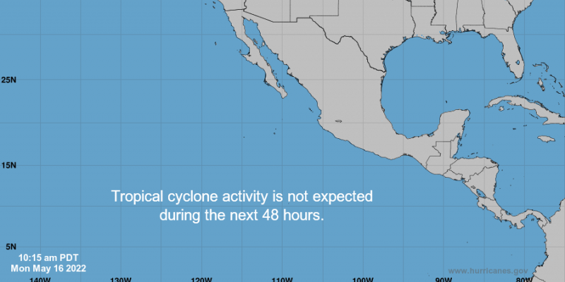 No existe desarrollo de ningún tipo. Fuente: NHC. 