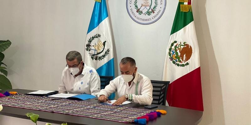 Consulado de Guatemala participa en firma de convenio de cooperación entre USAC e Instituto de Administración Pública de Chiapas, México