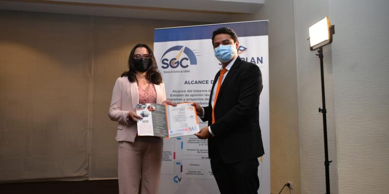 SEGEPLAN obtiene certificación en dos procesos para la norma 9001:2015