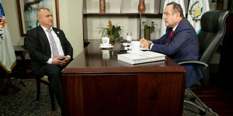 Presidente Alejandro Giammattei 