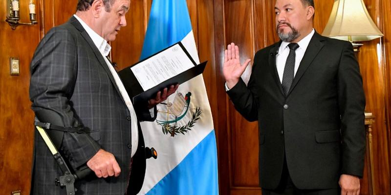 Presidente Alejandro Giammattei 