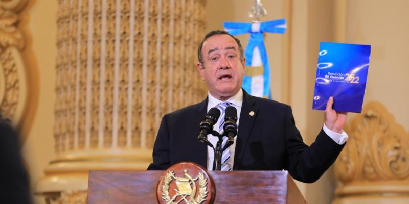 Presidente Alejandro Giammattei 