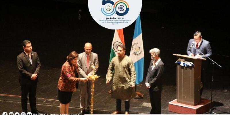 Guatemala e India celebran 50 años de relaciones diplomáticas