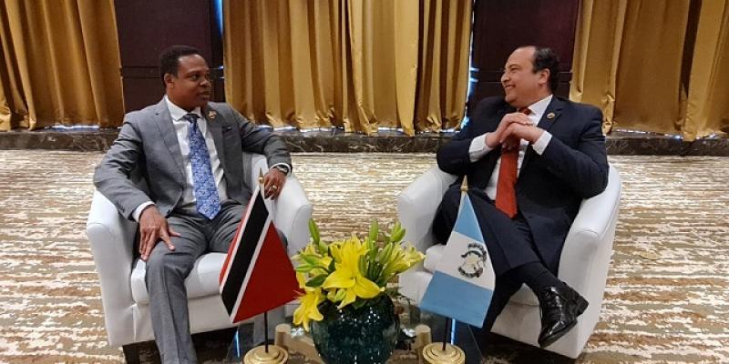 Guatemala y Trinidad y Tobago resaltan relación estratégica entre América Central y El Caribe 