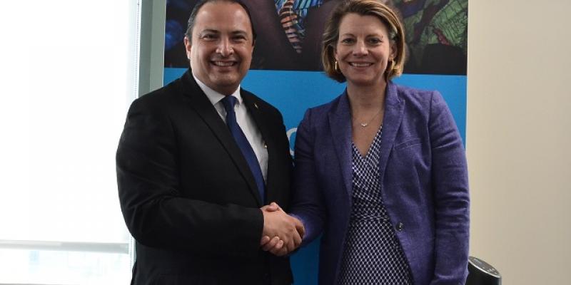 Canciller de Guatemala y directora de Alianzas de Unicef abordan asuntos de bienestar de la niñez