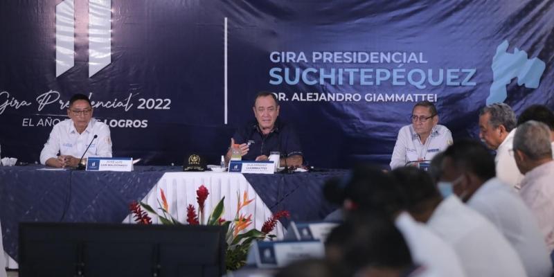 Gira Presidencial cierra en Suchitepéquez