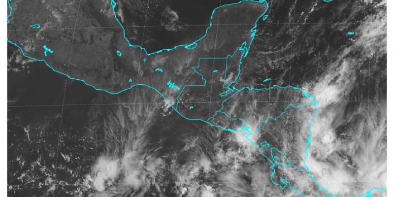Imagen satelital. Fuente: INSIVUMEH.