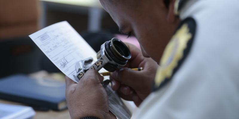 Curso de dactiloscopia fortalece cotejo de huellas