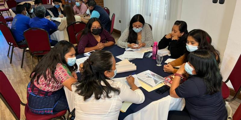 Delegada Departamental de Sacatepéquez, con el apoyo de personal técnico del Departamento de Interseccionalidad de Derechos e Interculturalidad de la Dirección de Gestión de Políticas Públicas para la Equidad entre Hombres y Mujeres de la Seprem