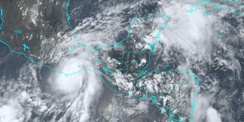 Imagen satelital. Fuente: INSIVUMEH.