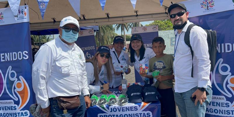 Actividad de Jóvenes Protagonistas en San José, Escuintla