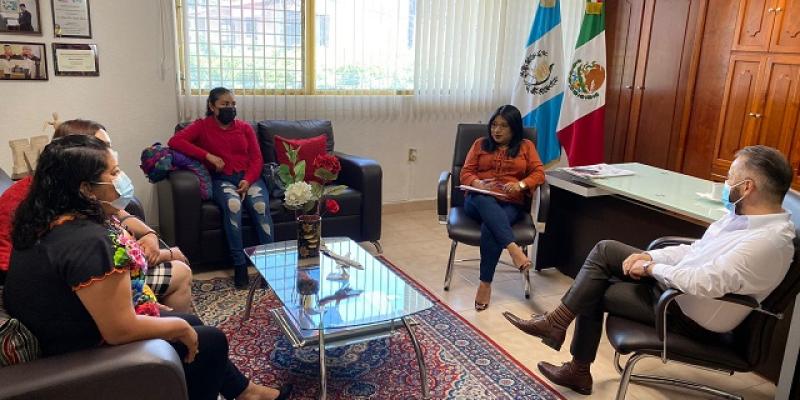 Consulado de Guatemala aborda asuntos de atención a migrantes en el municipio de Berriozábal, Chiapas