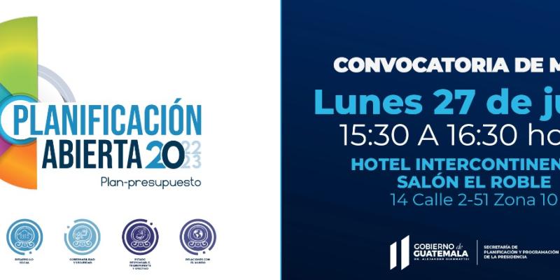 Planificación Abierta 2022 Lunes 27