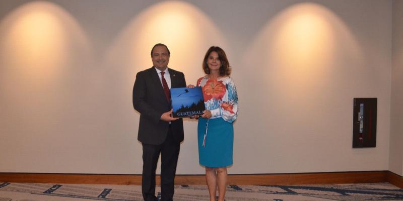 Guatemala y Colombia refrendan estrategias conjuntas en beneficio del desarrollo de ambos países