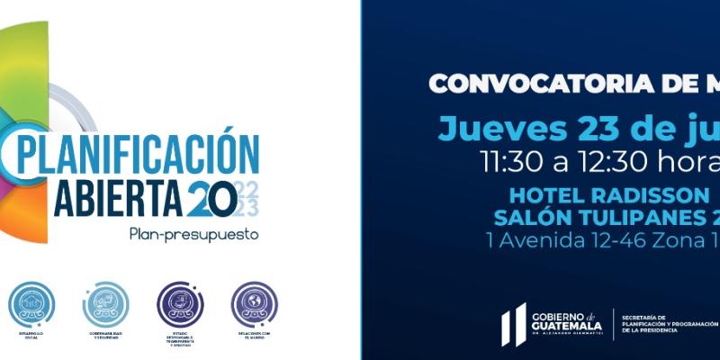 Planificación Abierta 2022 Jueves 23