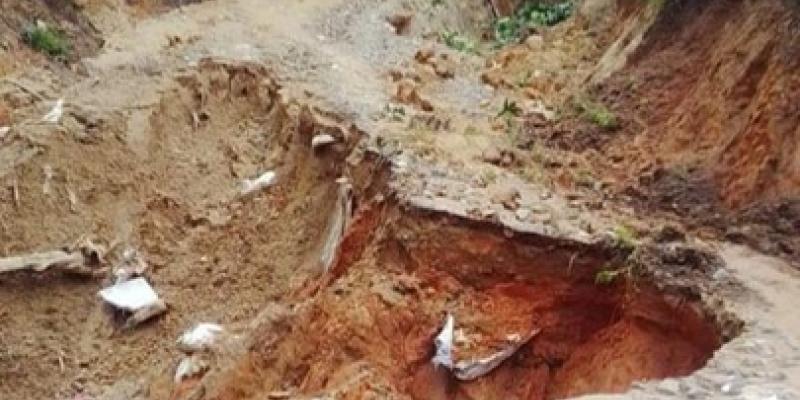 Hundimiento en el departamento de Zacapa.