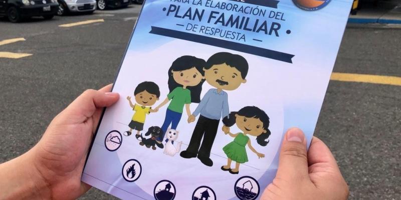 CONRED recomienda elaborar el Plan Familiar de Respuesta. 