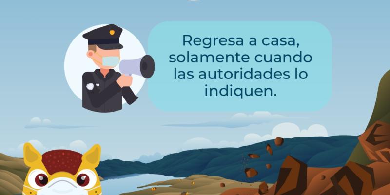 Recomendación en caso de incidente.